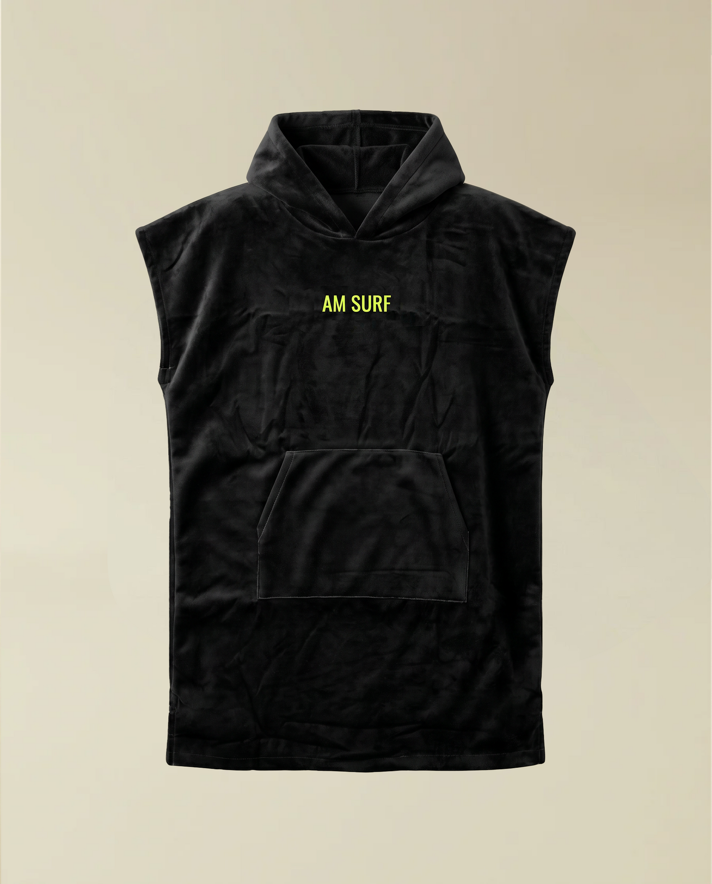 AM SURF Changing Poncho- ( black )