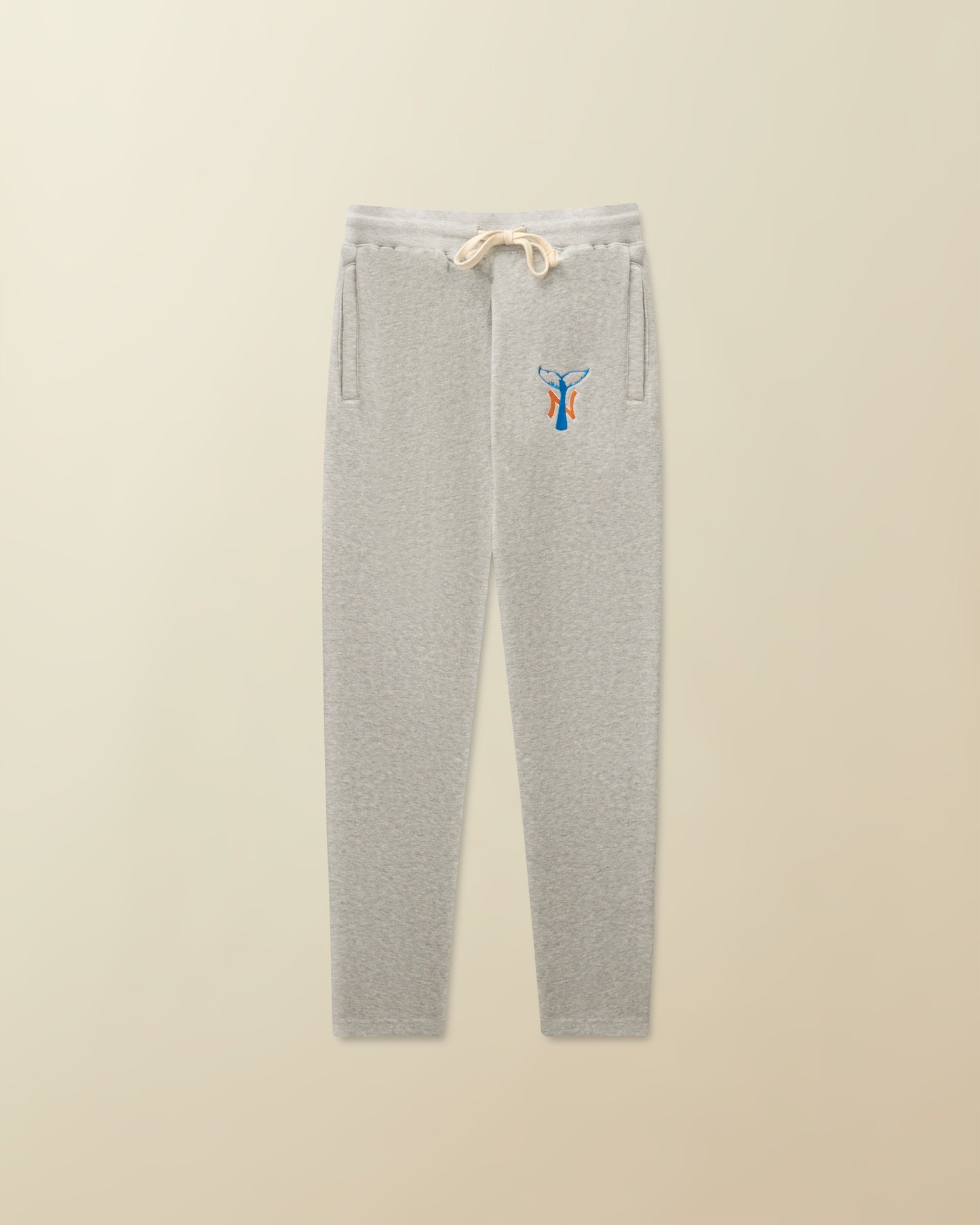 NY Whale Tail Sweat Pant - ( heather grey )