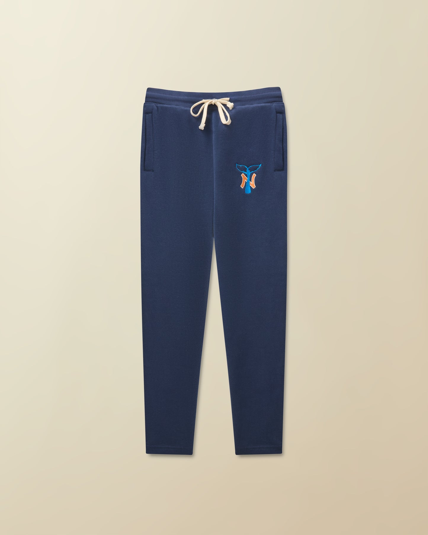 NY Whale Tail Sweat Pant - ( navy )