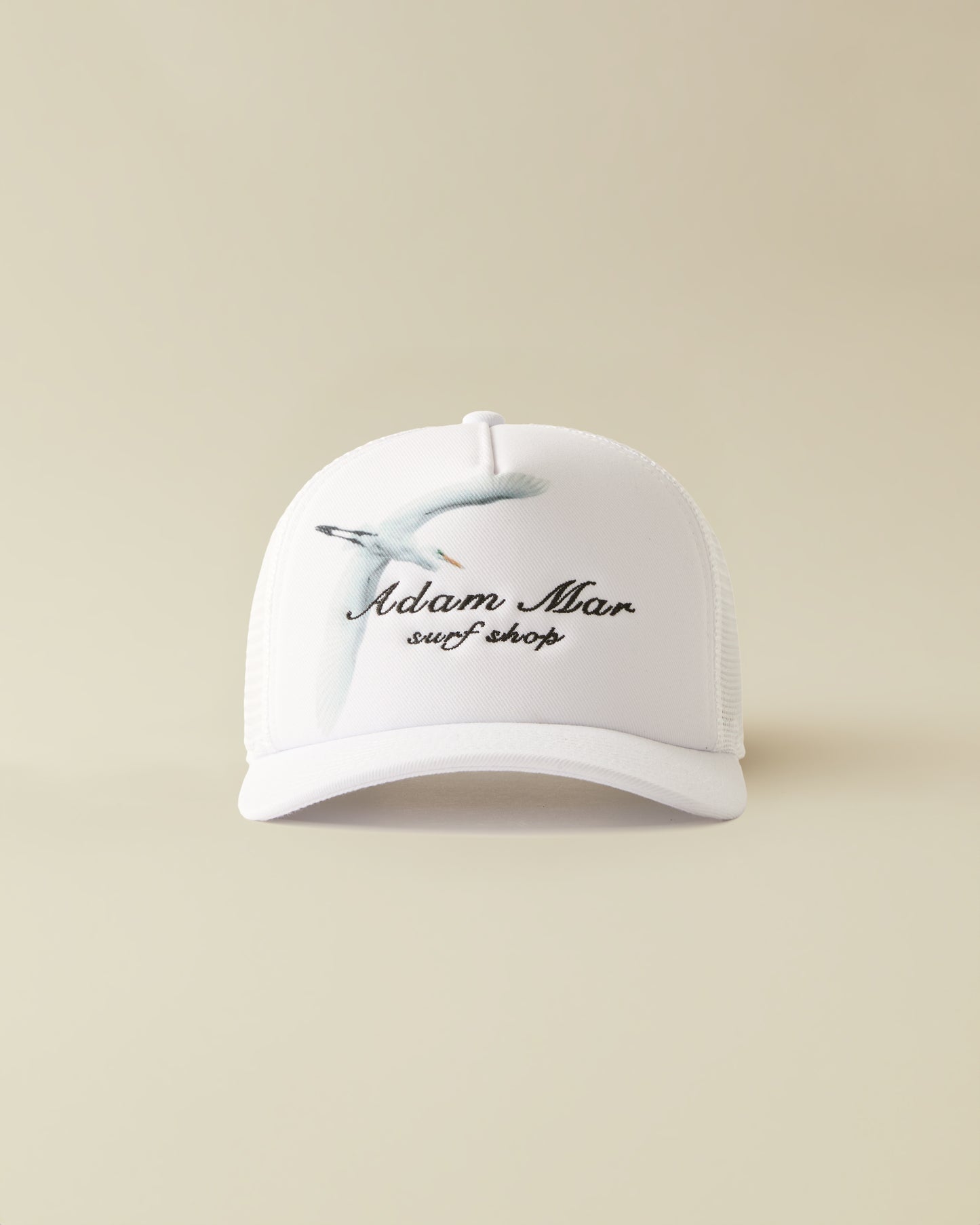 Egret Cotton Canvas Foam Backed Trucker