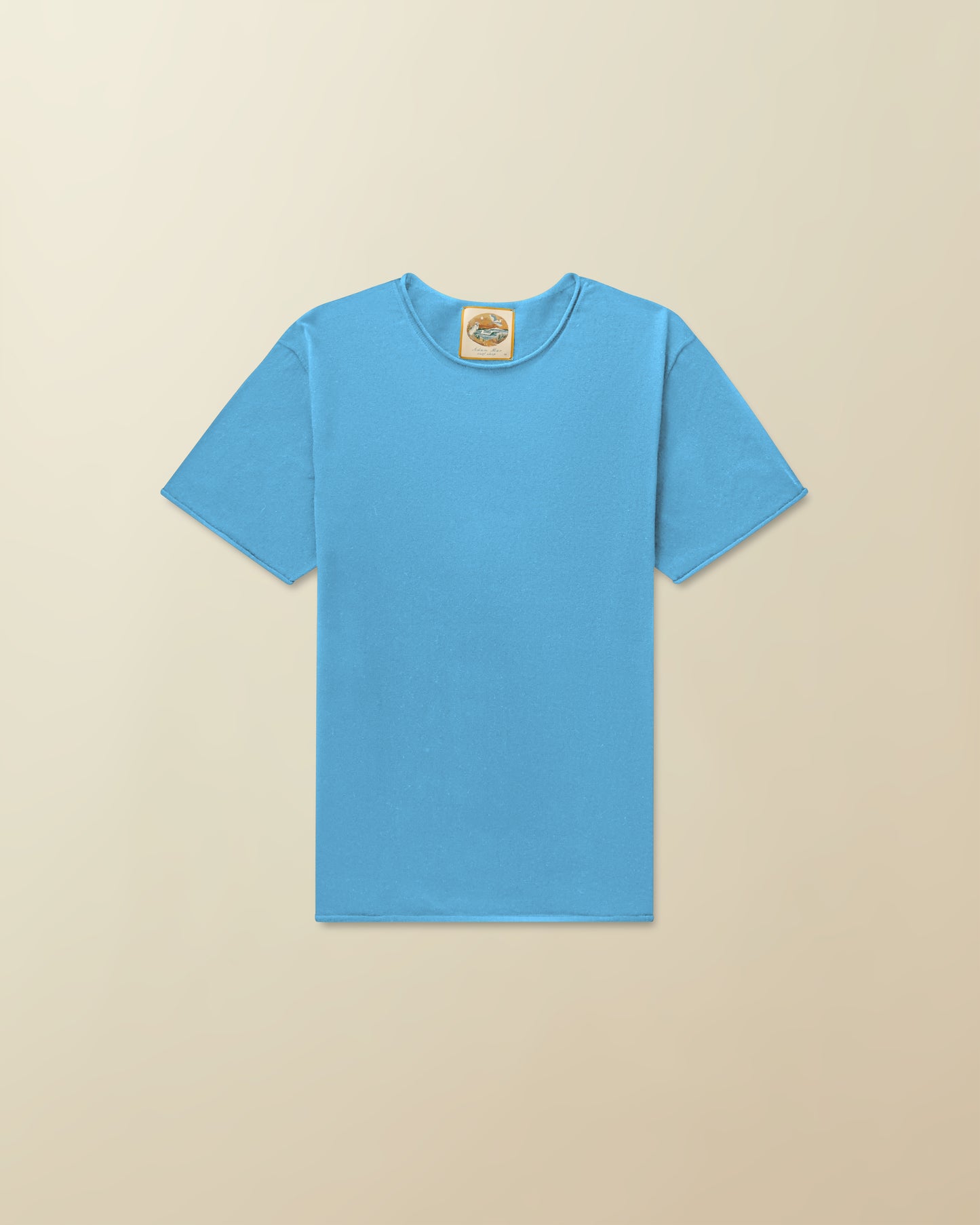 AM Roll Hem Sweater Tee ( Carolina )