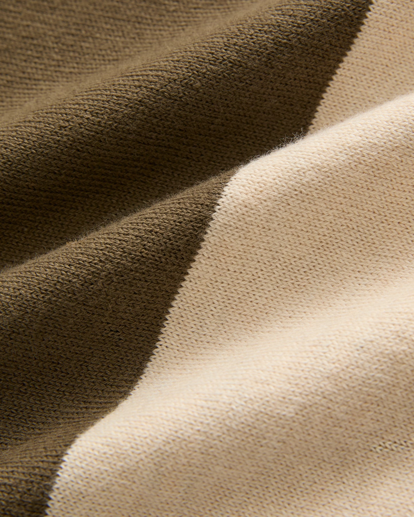Boating Sweater Tee ( olive and cream )