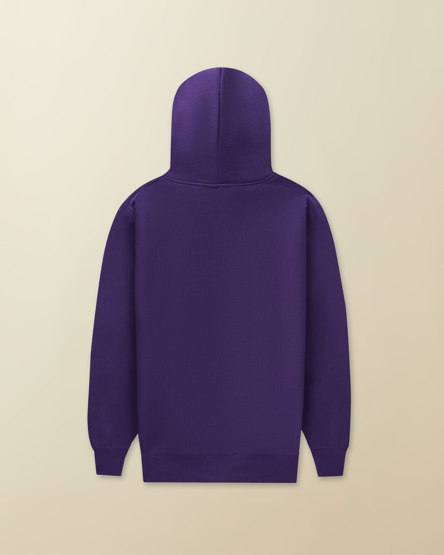 MAR Cross Stitch Appliqué Hoodie ( purple and gold )