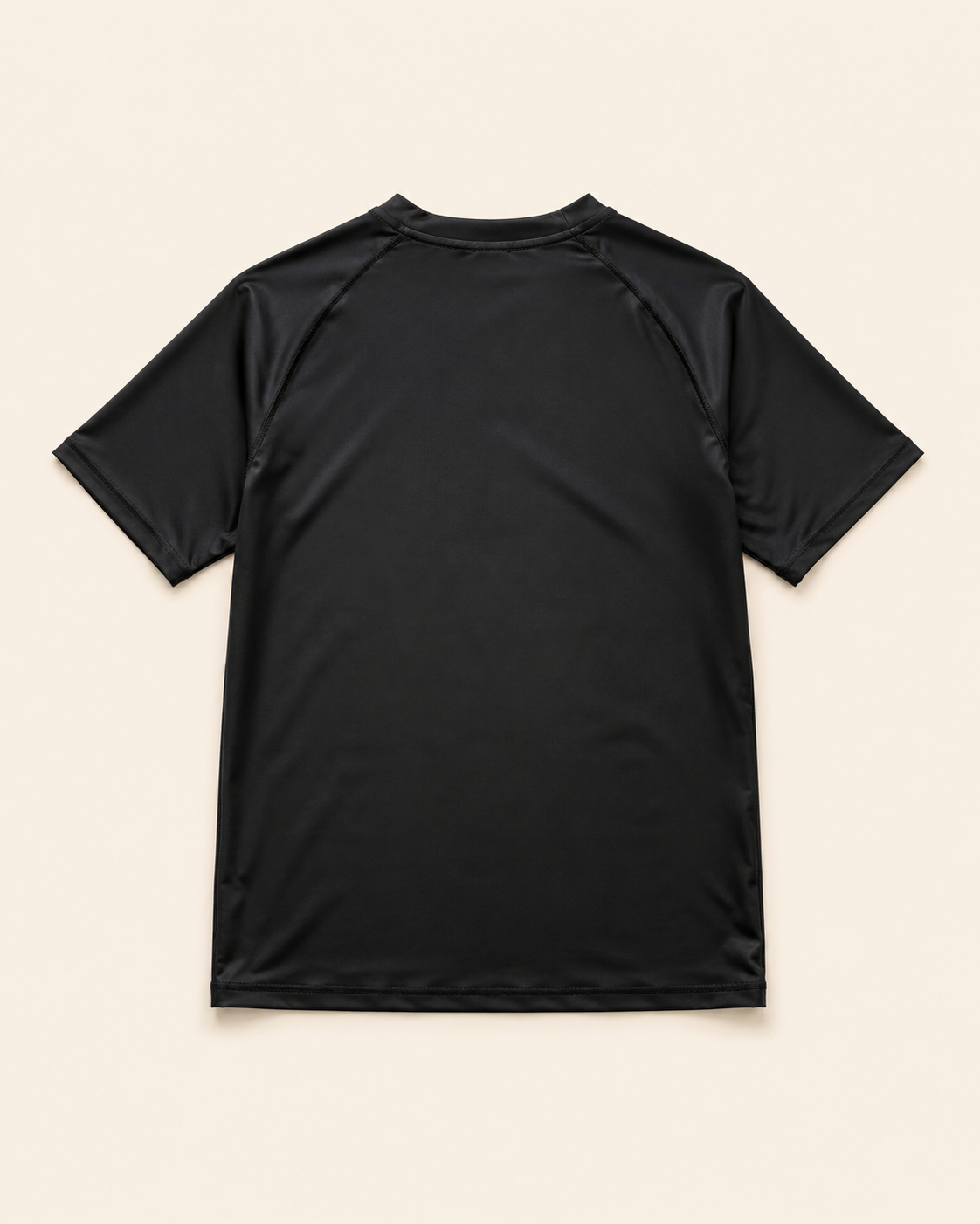 AM SURF Short Sleeve Rash Guard ( black )