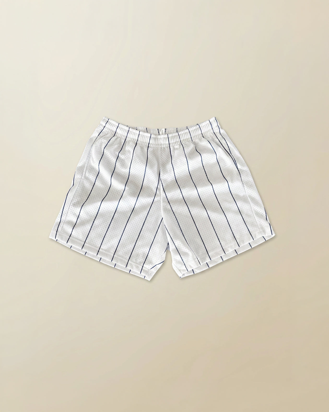 NY Whale Tail Pinstripe Mesh Short - ( variant coco blue )