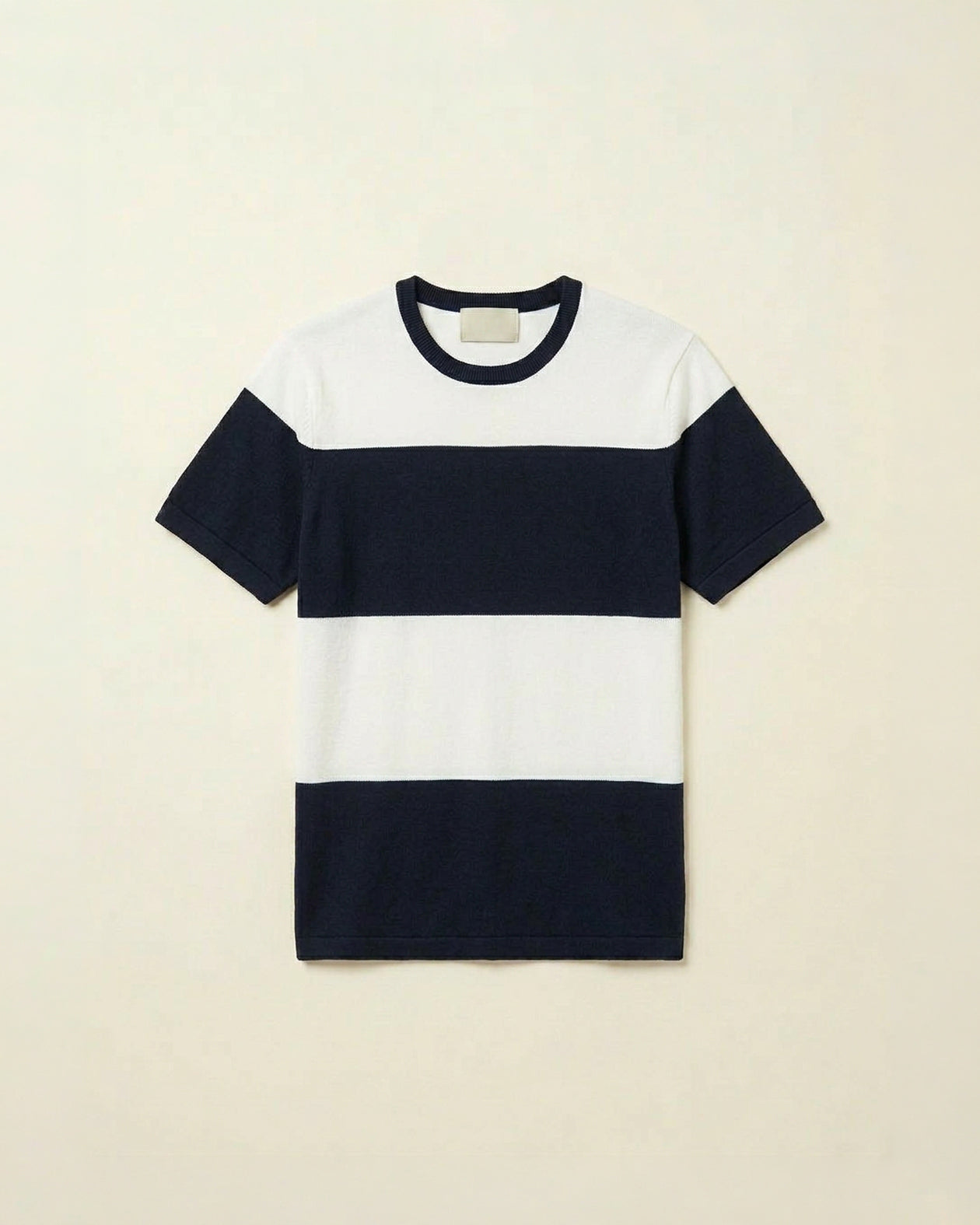 Boating Sweater Tee - ( navy and white )