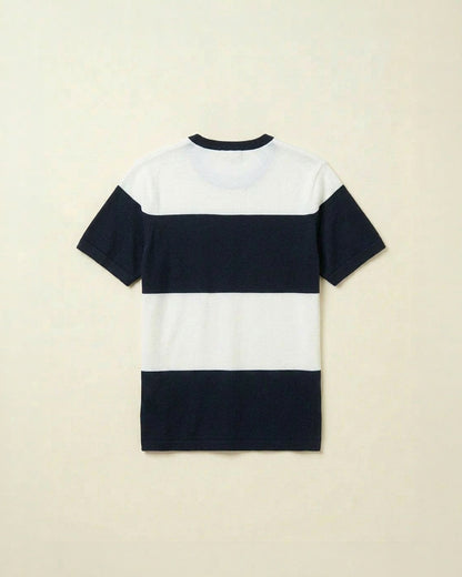 Boating Sweater Tee - ( navy and white )