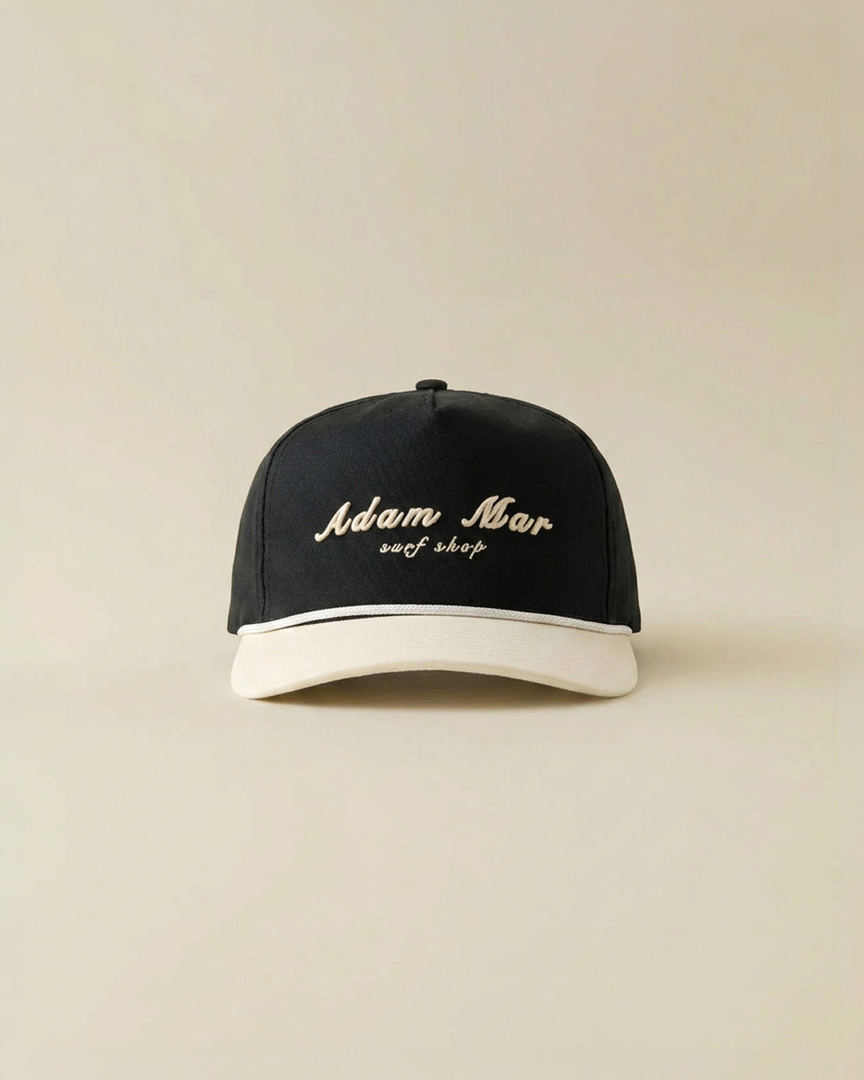 Two Tone Trucker - ( black/cream )