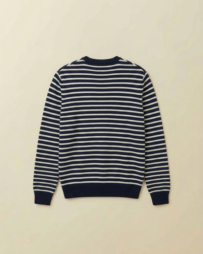 Dockside Sweater - ( navy/white )