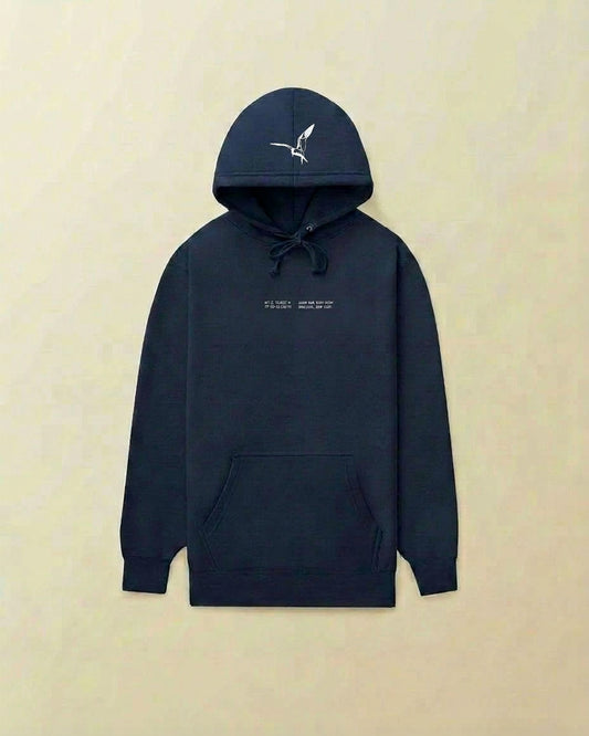 Coordinates Hoodie- ( navy )