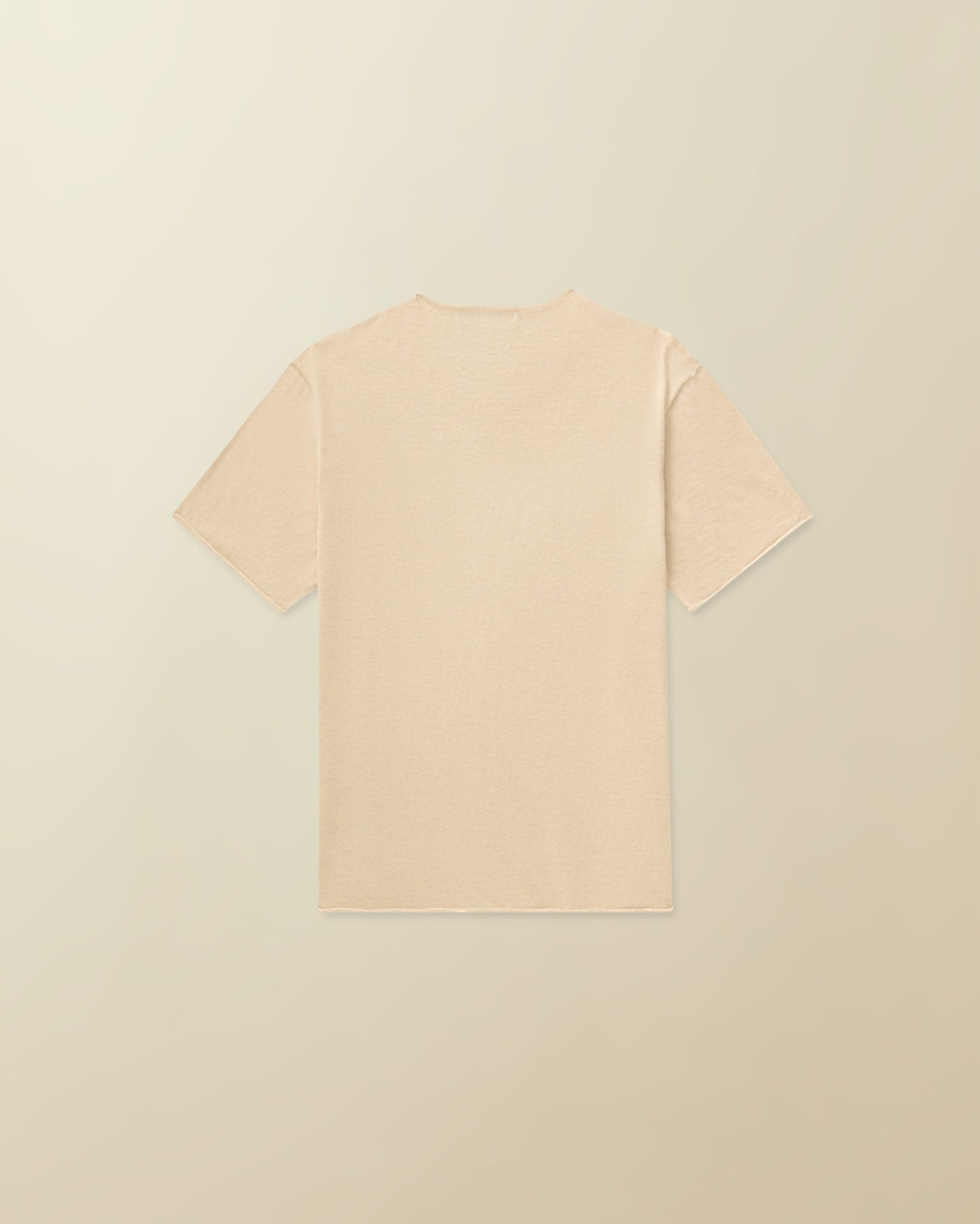 AM Roll Hem Sweater Tee ( natural )