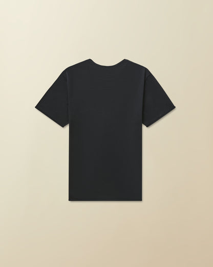 AM Roll Hem Sweater Tee ( navy )
