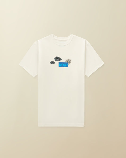 Reef Fish Box Logo Tee - ( emperor angel )