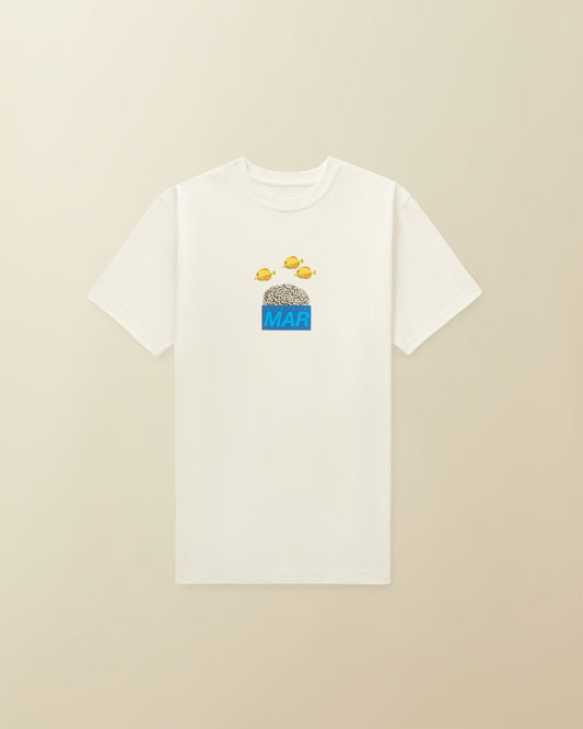 Reef Fish Box Logo Tee - ( yellow tang )