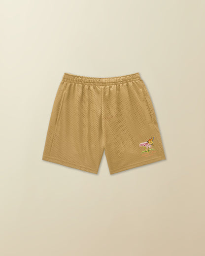 Milkweed Mesh Short - ( tan )