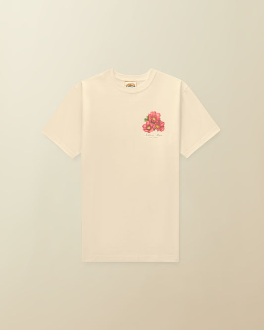 Beach Rose Tee Shirt - ( natural )