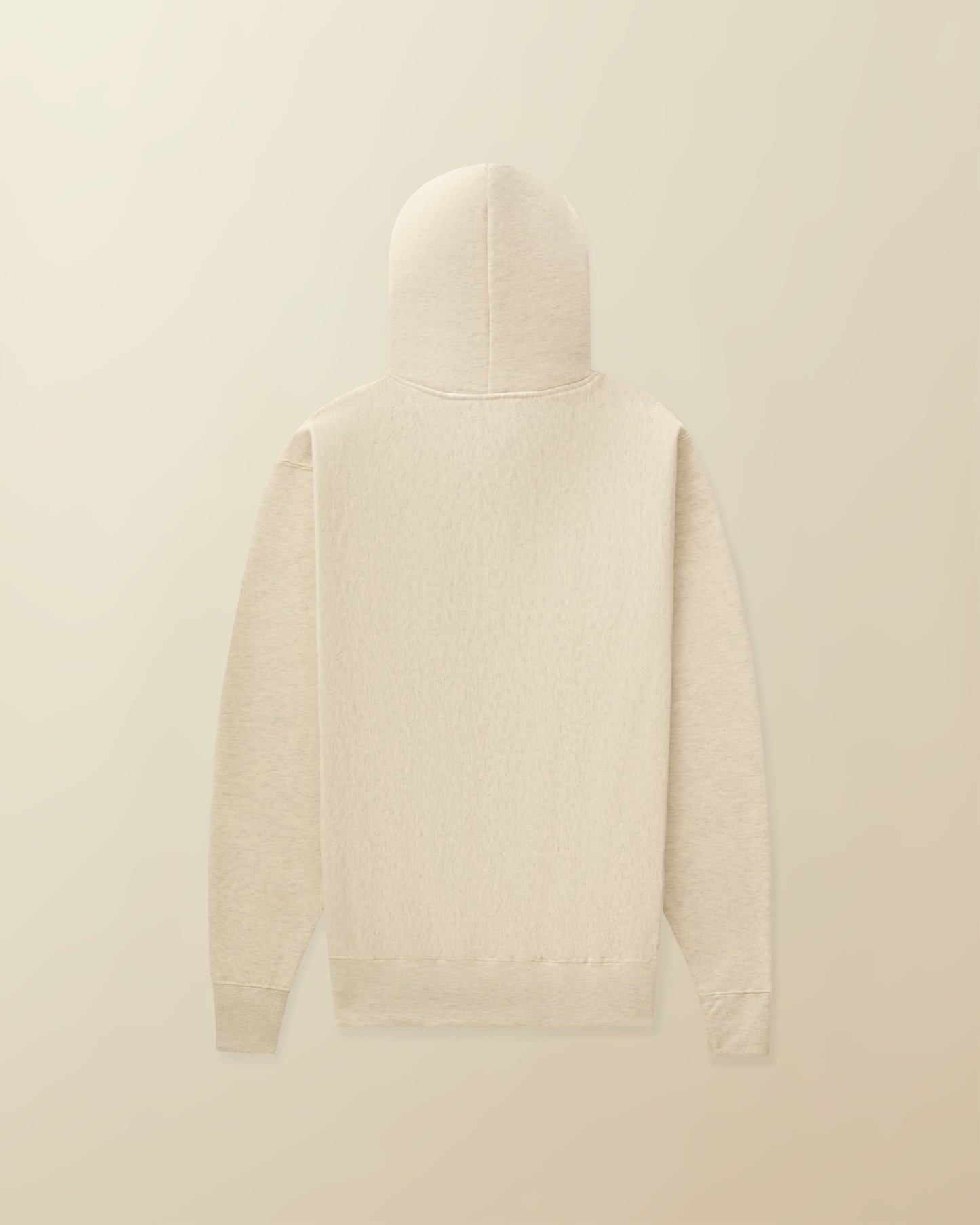 MAR Cross Stitch Applique Hoodie ( oatmeal )