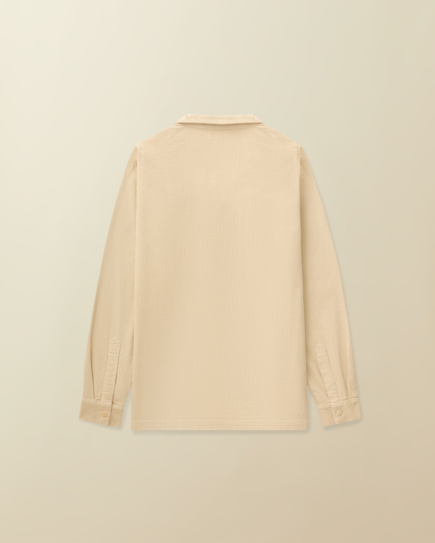 Corduroy 2 Pocket Shirt Jacket ( cream )