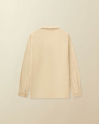 Corduroy 2 Pocket Shirt Jacket ( cream )