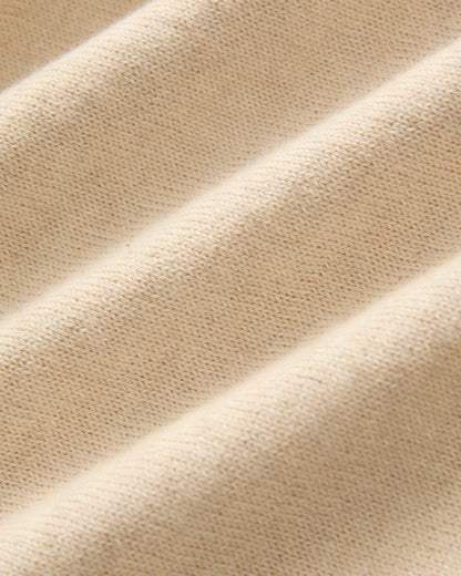 AM Roll Hem Sweater Tee ( natural )