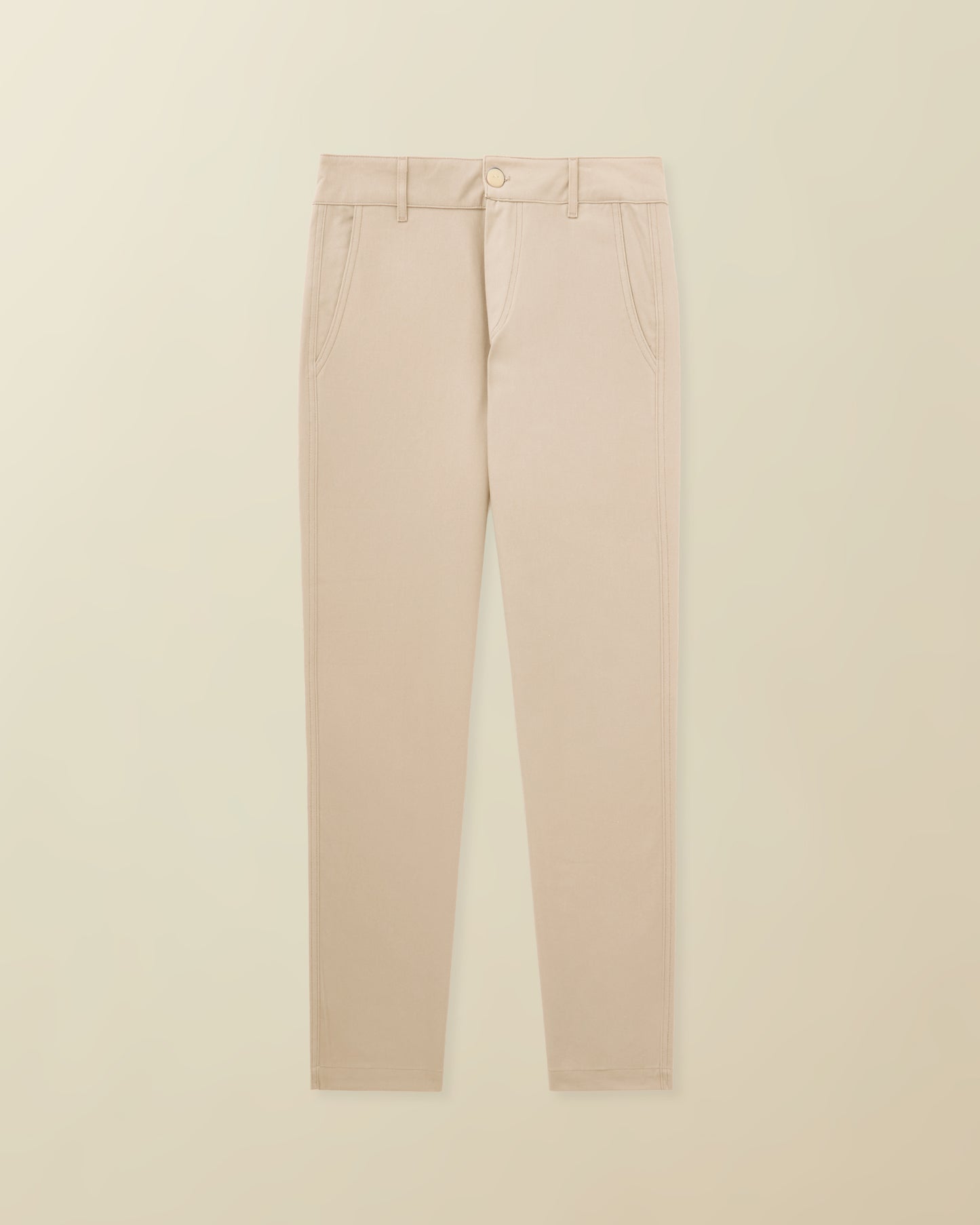 Semi Cropped Trouser ( natural )
