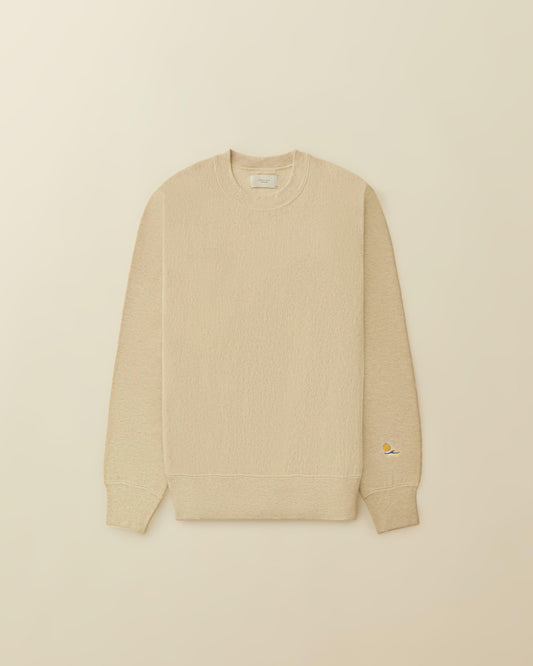 AM Uniform - crew neck  ( heather oatmeal )