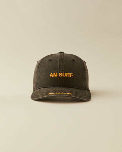 AM Surf dad cap- ( faded black )