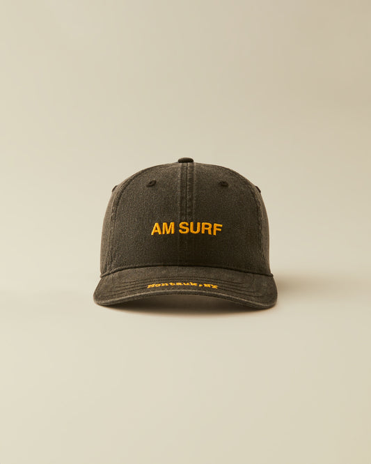 AM Surf dad cap- ( faded black )
