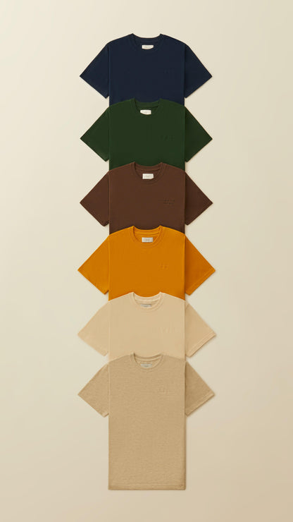 AM Uniform - short sleeve tee ( heather oatmeal )