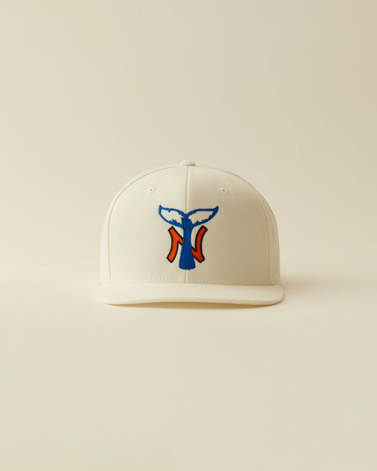 NY Whale Tail Snapback- ( white )