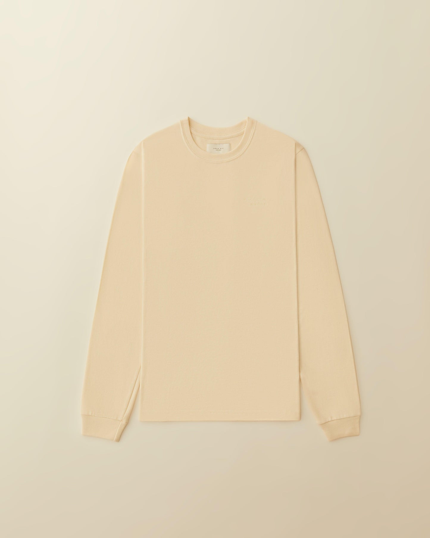 AM Uniform - long sleeve tee  ( natural )