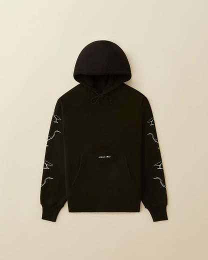 Egrets Hoodie - ( black )