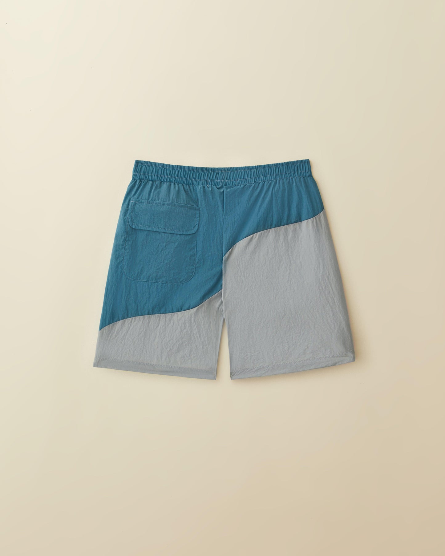 Asym Swim Trunks ( shades of blue )