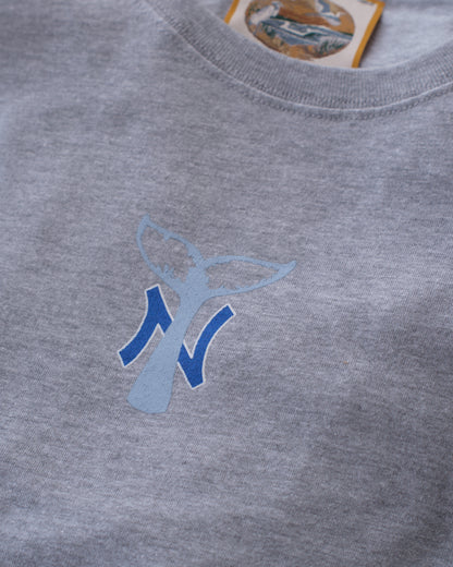 NY Whale Tail Tee Shirt - ( variant heather )