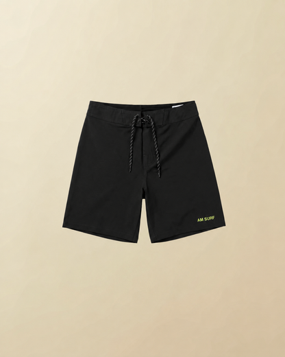 AM SURF 4-Way Stretch Boardshort- ( black )