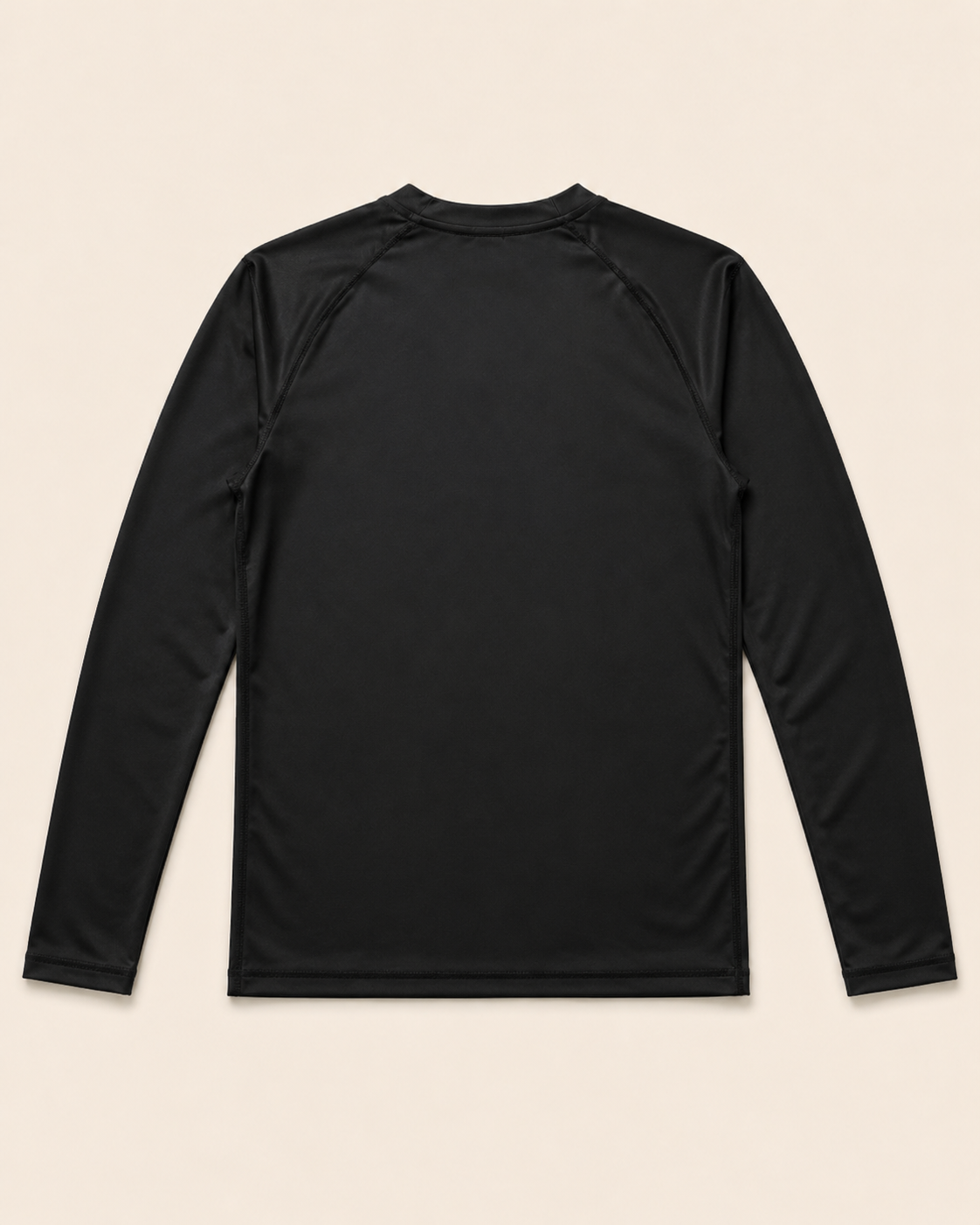 AM SURF Long Sleeve Rash Guard ( black )