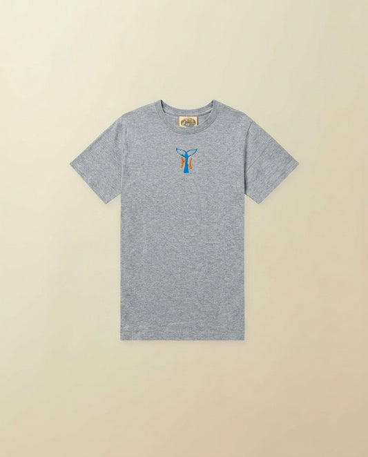 NY Whale Tail Tee Shirt - ( heather )