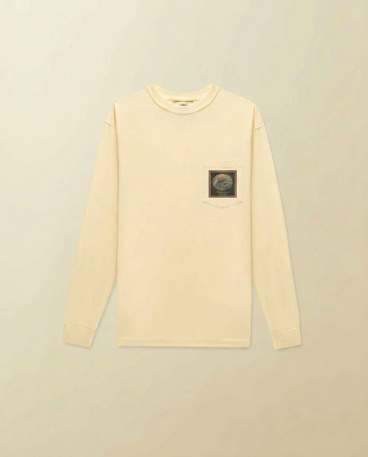 Egrets of Raz Long Sleeve Tee- ( natural )