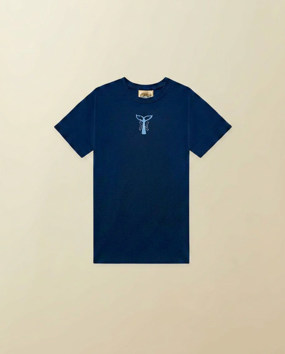 NY Whale Tail Tee Shirt - ( variant navy )